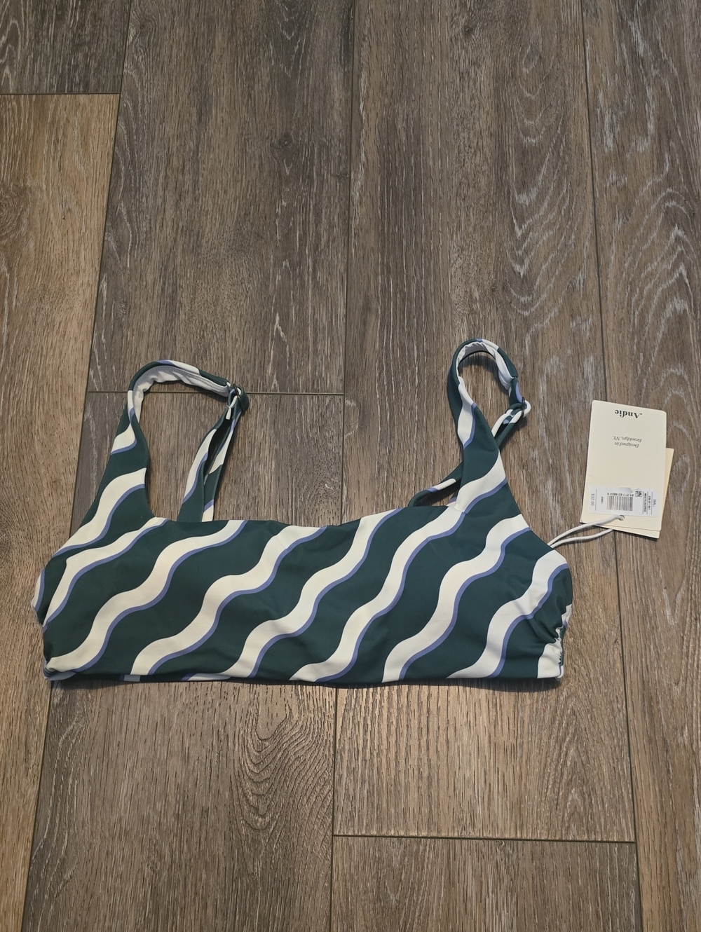 Andie Women's Small Swim Suit Bikini Swim Suit Top New w/ Tags!